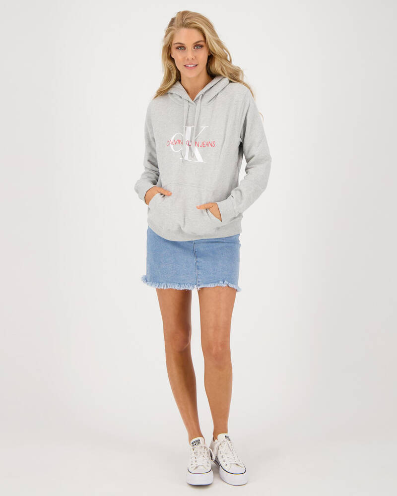 Calvin Klein Jeans Monogram Relaxed Hoodie for Womens