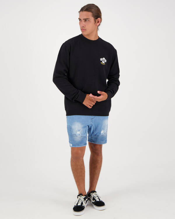 Brixton Rally Crew Fleece Sweatshirt for Mens