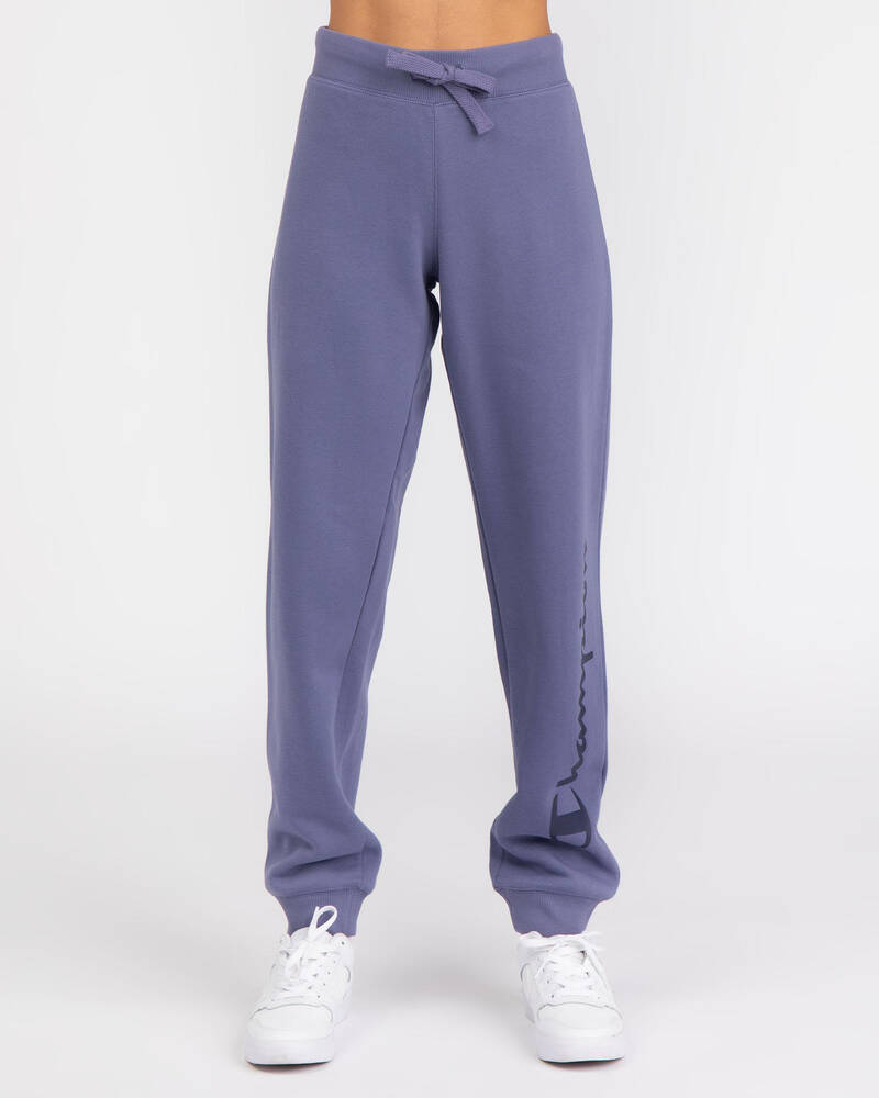Champion Logo Track Pants for Womens