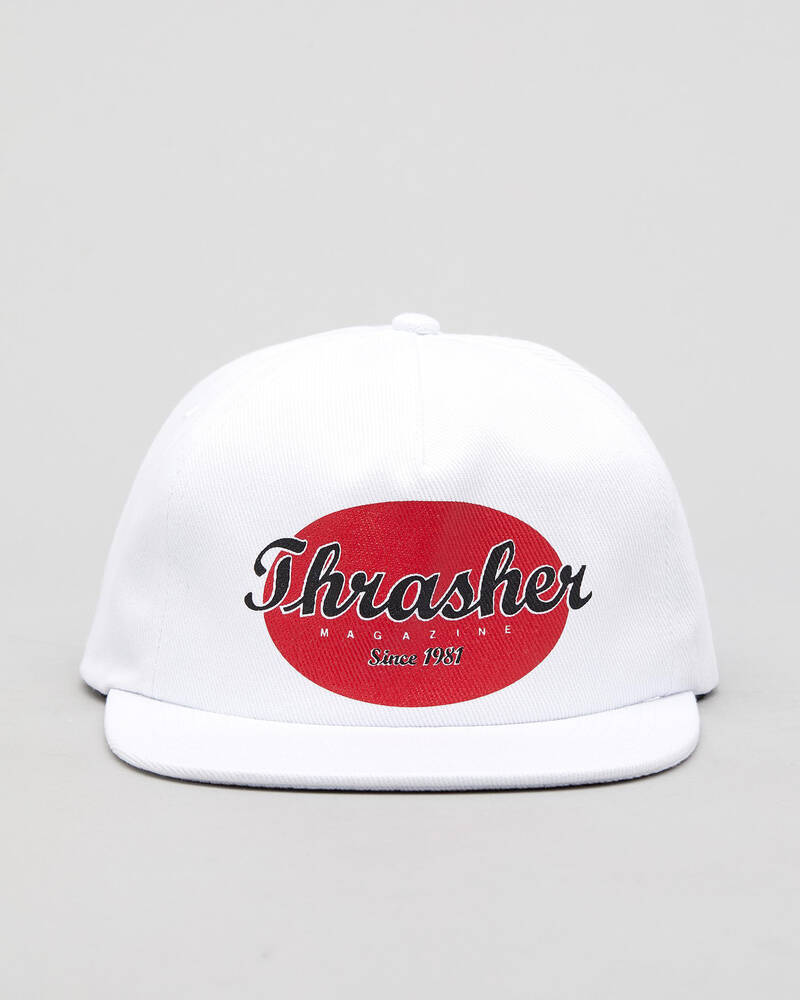 Thrasher Oval Snapback Cap for Mens