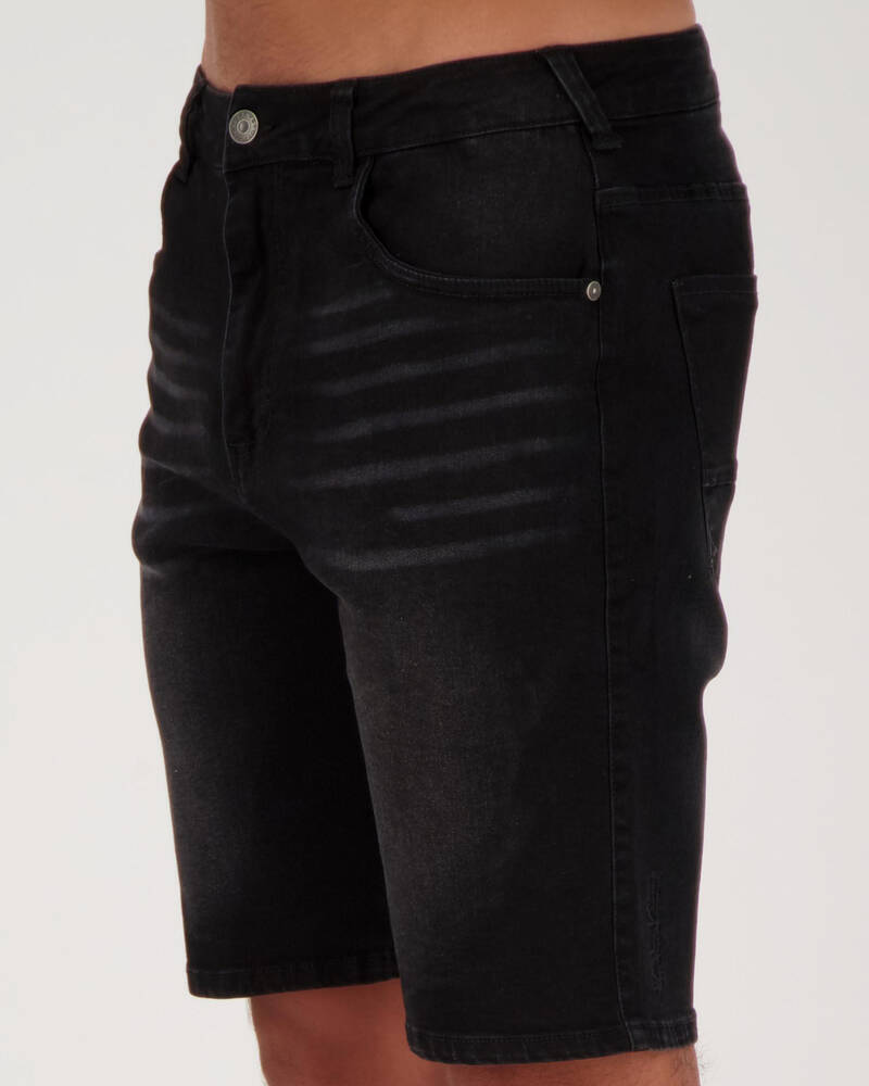 Jacks Char Denim Walk Shorts for Mens