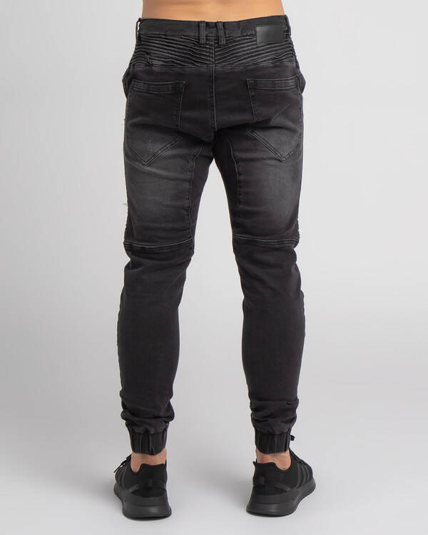Nena & Pasadena Destroyer Elastic Ankle Jeans for Mens
