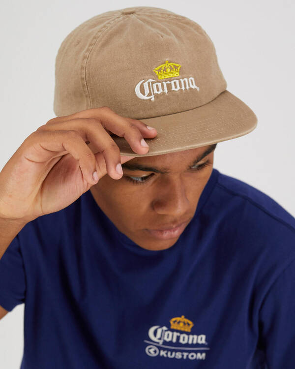 Corona Woven 5 Panel Cap for Mens