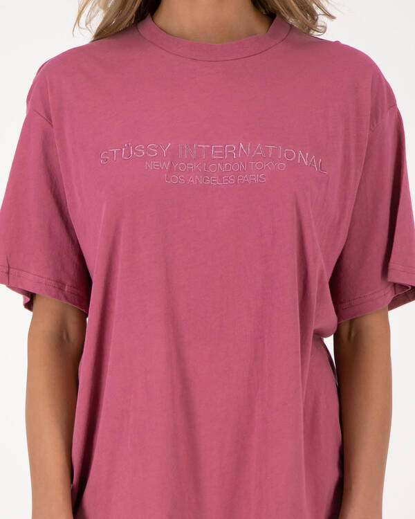 Stussy Cites BF T-Shirt for Womens