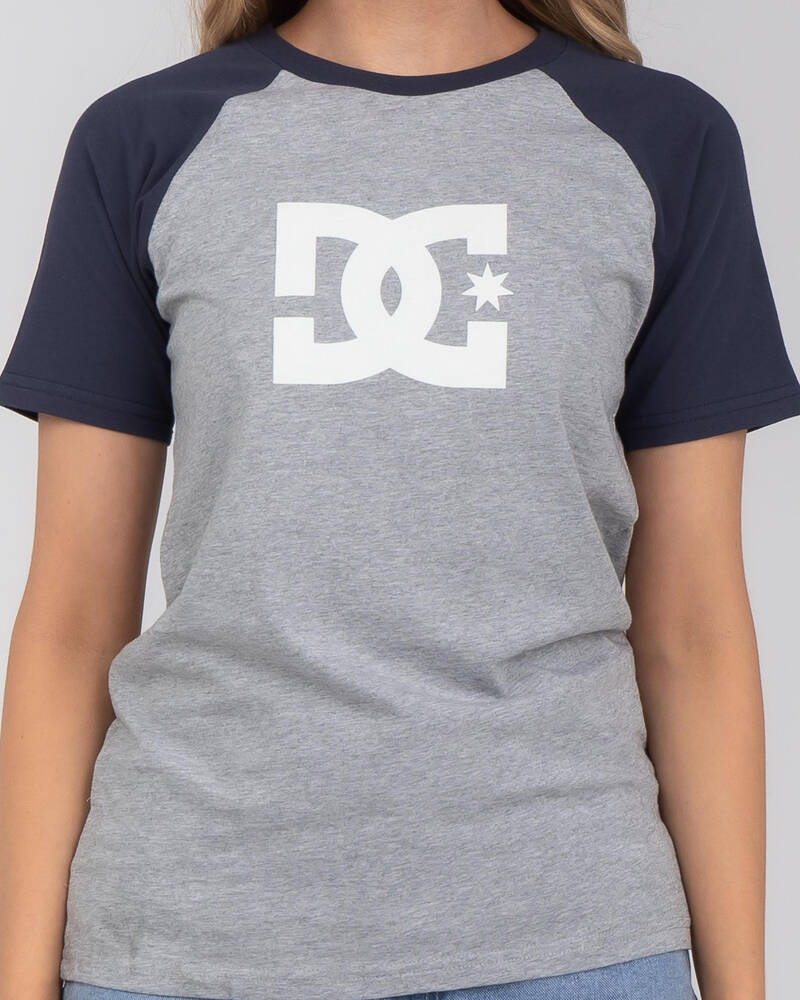 DC Shoes Boys' Star Raglan Short Sleeve T-Shirt for Mens