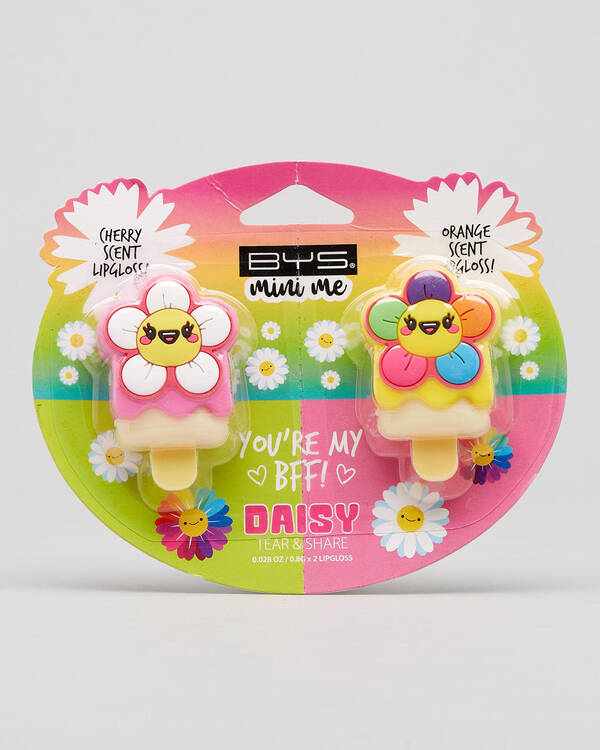 BYS Daisy Lip Gloss Twin Pack for Womens