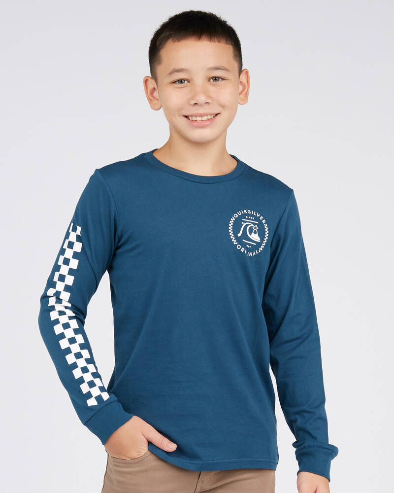 Quiksilver Boys Golden Embers Long Sleeve T-Shirt for Mens