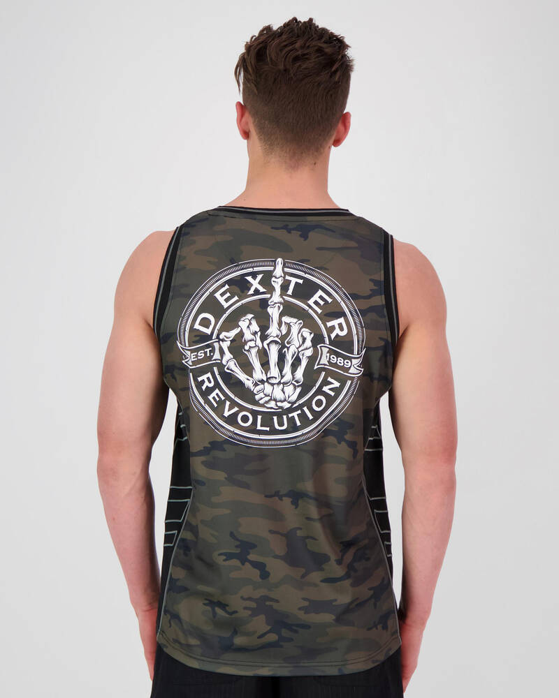 Dexter Knuckles Mesh Singlet for Mens