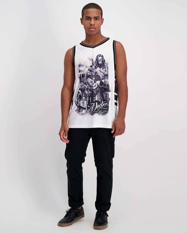 Dexter Holdup Mesh Singlet for Mens