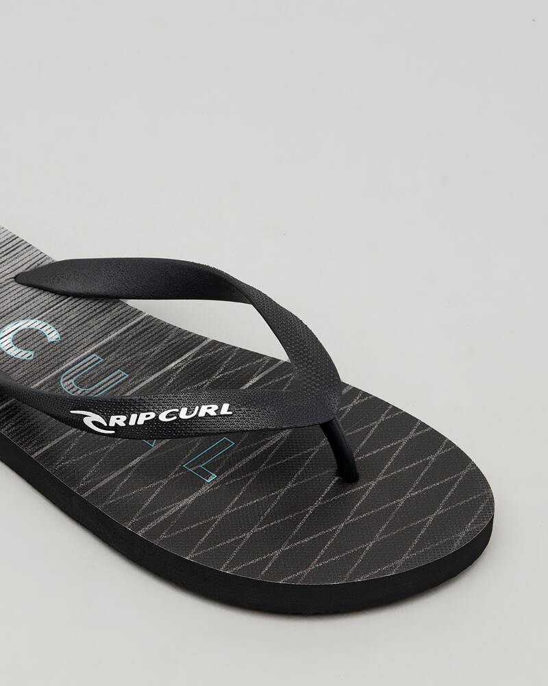 Rip Curl Shock Lined Thongs for Mens