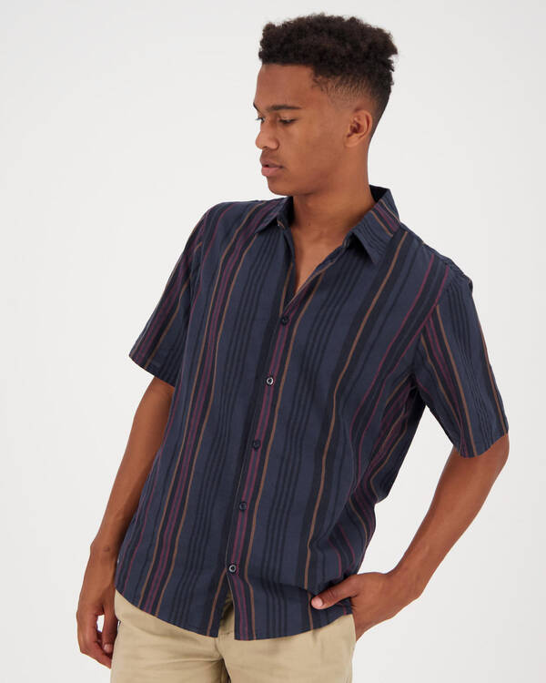 Afends Don Pedro Ss Shirt for Mens