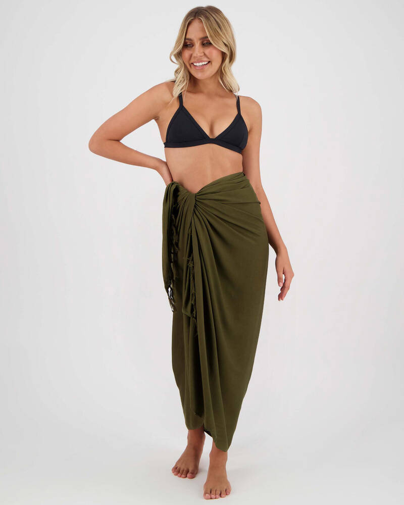 Topanga Plain Sarong for Womens