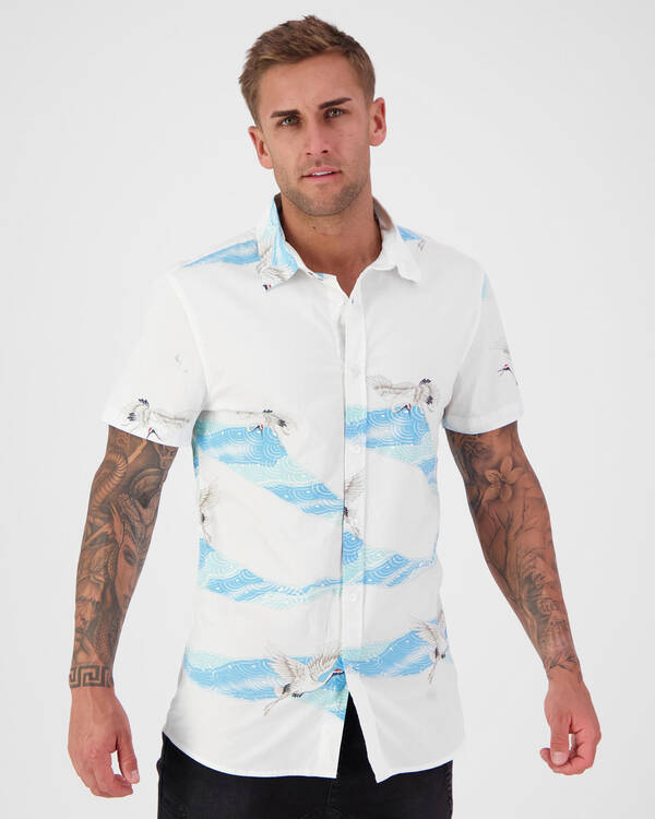 Lucid Peak Short Sleeve Shirt for Mens