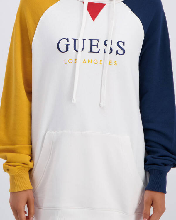 GUESS Go Colour Blocked Hoodie for Womens