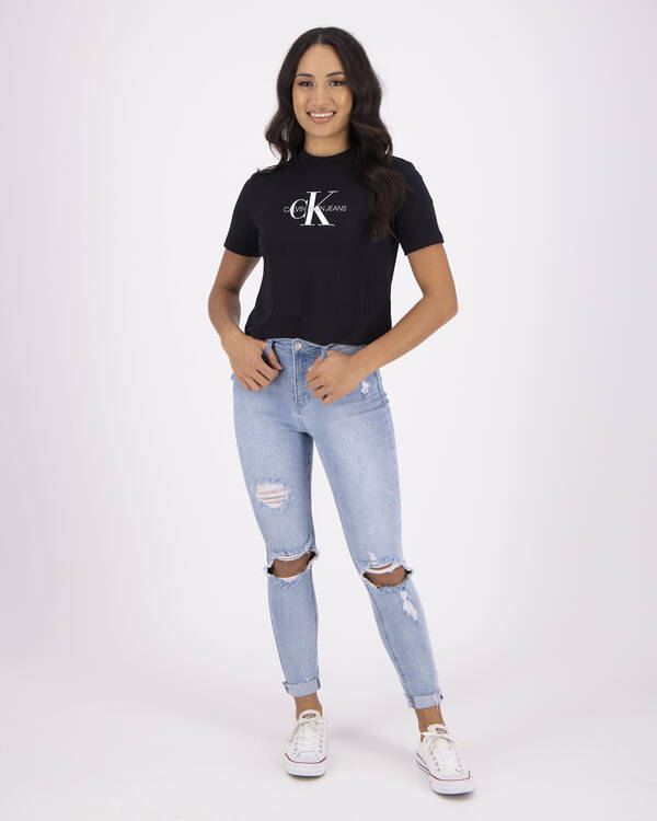 Calvin Klein Jeans Monogram Modern T-Shirt for Womens