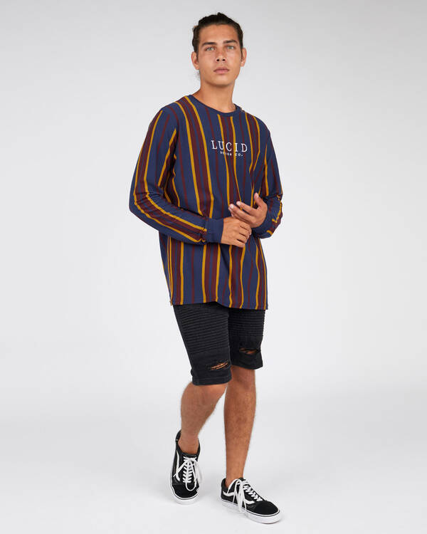 Lucid Crew Long Sleeve T-Shirt for Mens