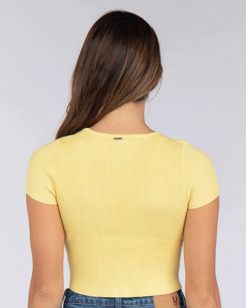 Ava And Ever Almost Famous Knit Top for Womens