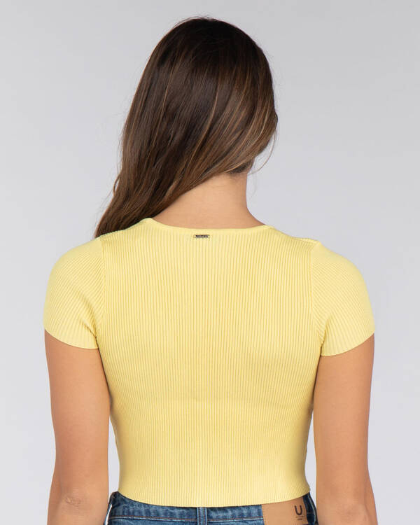 Ava And Ever Almost Famous Knit Top for Womens