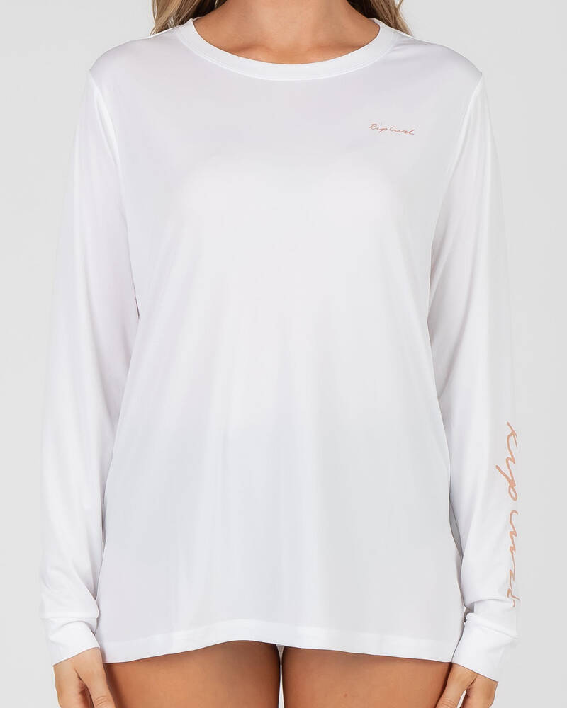 Rip Curl Tropic Sol Long Sleeve Rash Vest for Womens