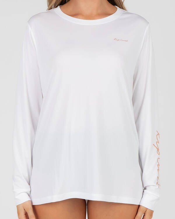 Rip Curl Tropic Sol Long Sleeve Rash Vest for Womens