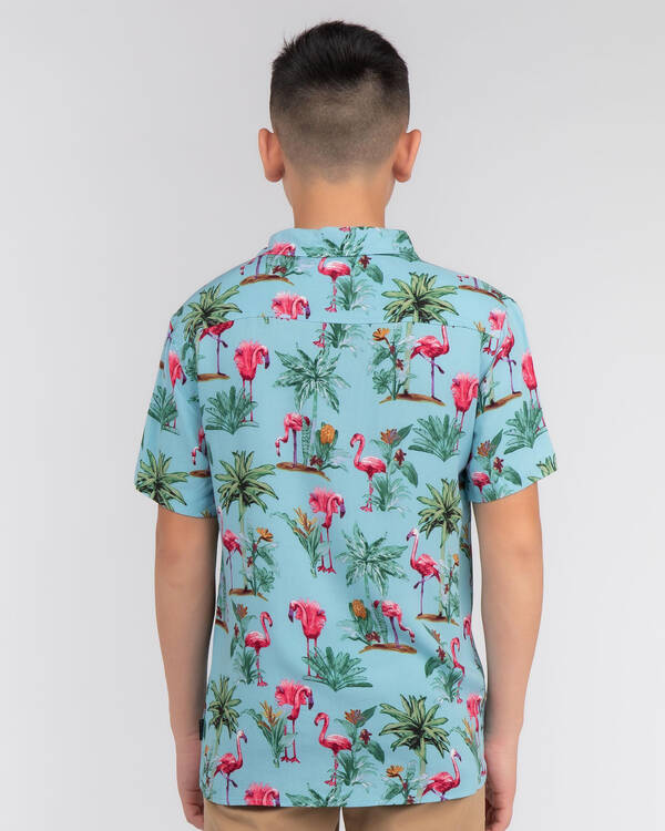 Lucid Boys Oahu Short Sleeve Shirt for Mens