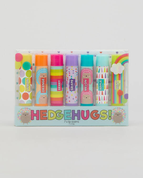 Mooloola Hedge Hugs 7 Piece Lip Balm Pack for Womens