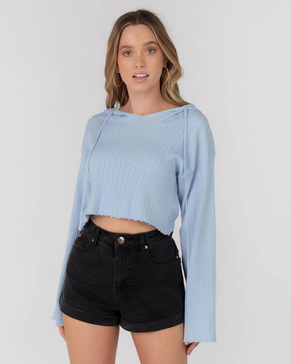 Rose Bullet Felicity Knit Hoodie for Womens