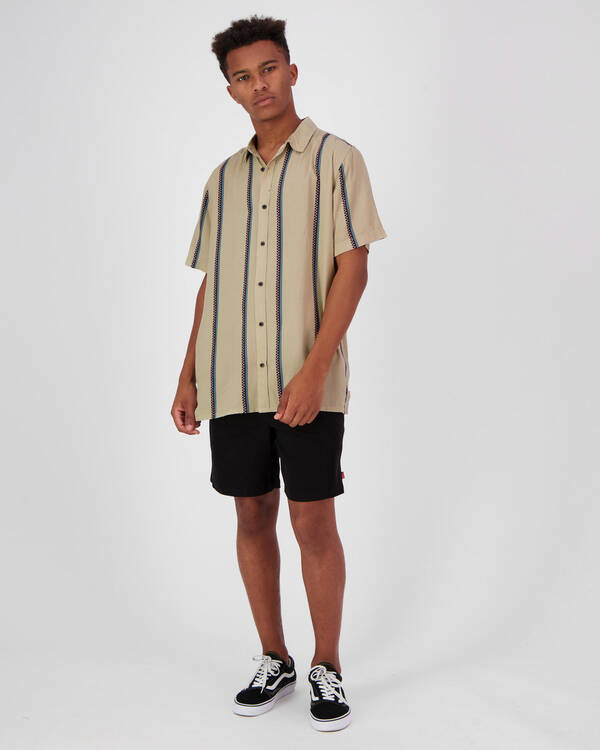 Globe Hustle Stripe Shirt for Mens
