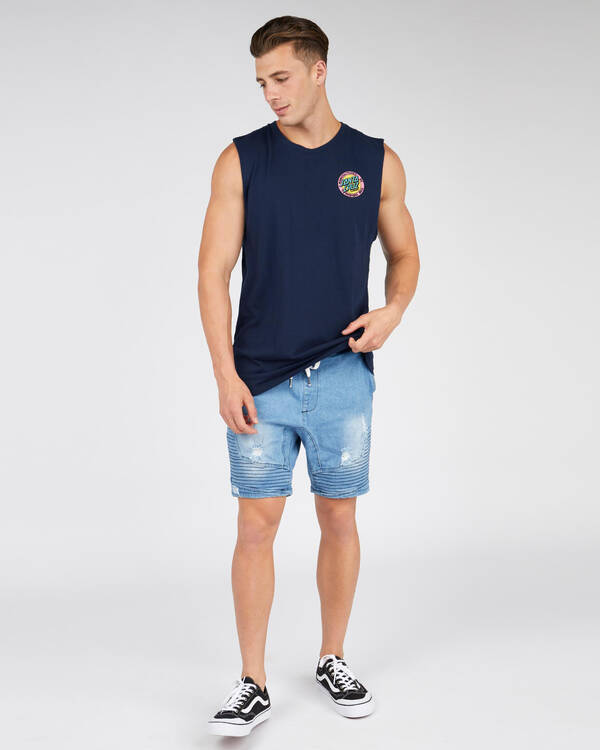 Santa Cruz MFG Dot Retro Muscle Tank for Mens