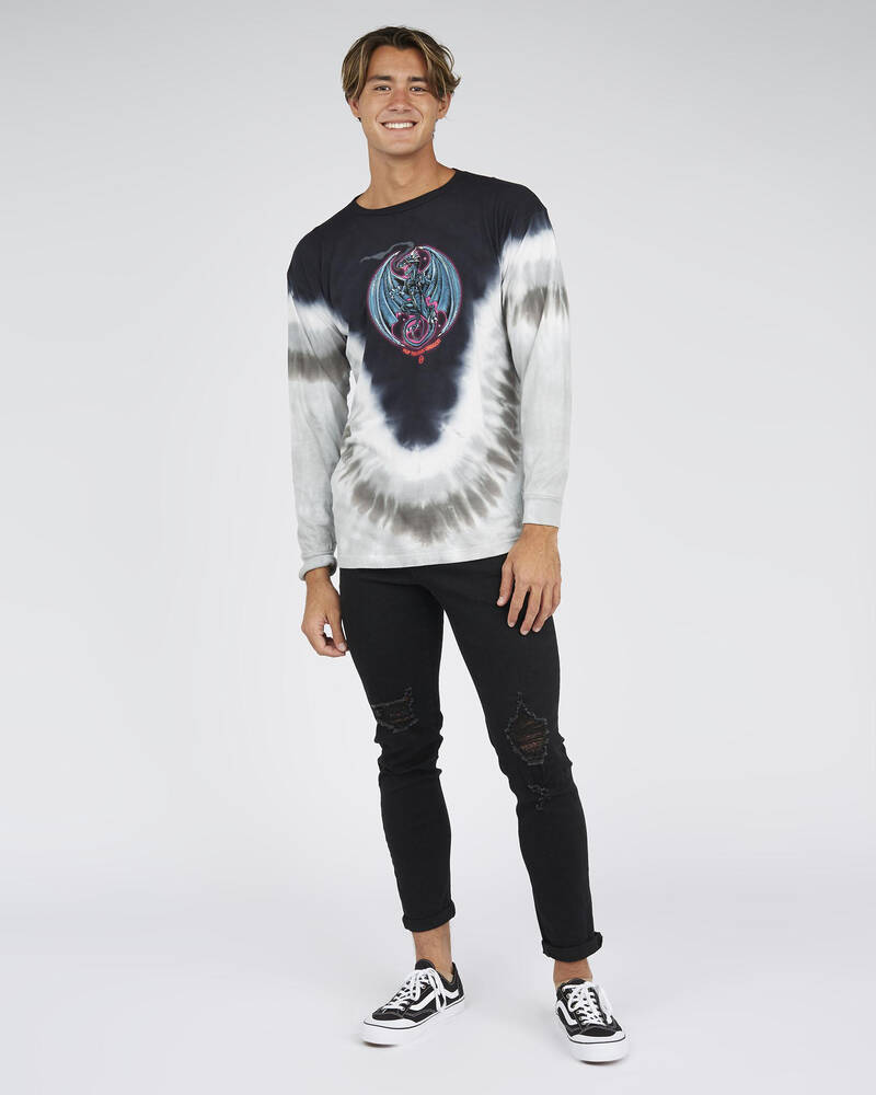 Huf The Magic Dragon Long Sleeve T-Shirt for Mens