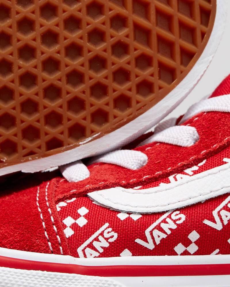 Vans Toddlers' Old Skool Elastic Lace Logo Shoes for Mens