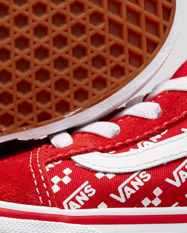 Vans Toddlers' Old Skool Elastic Lace Logo Shoes for Mens