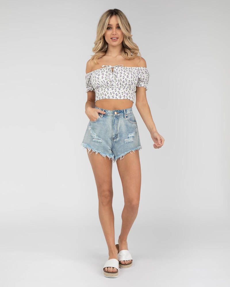 Used Shannah Denim Shorts for Womens