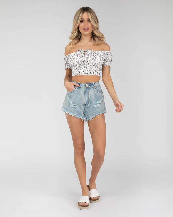 Used Shannah Denim Shorts for Womens