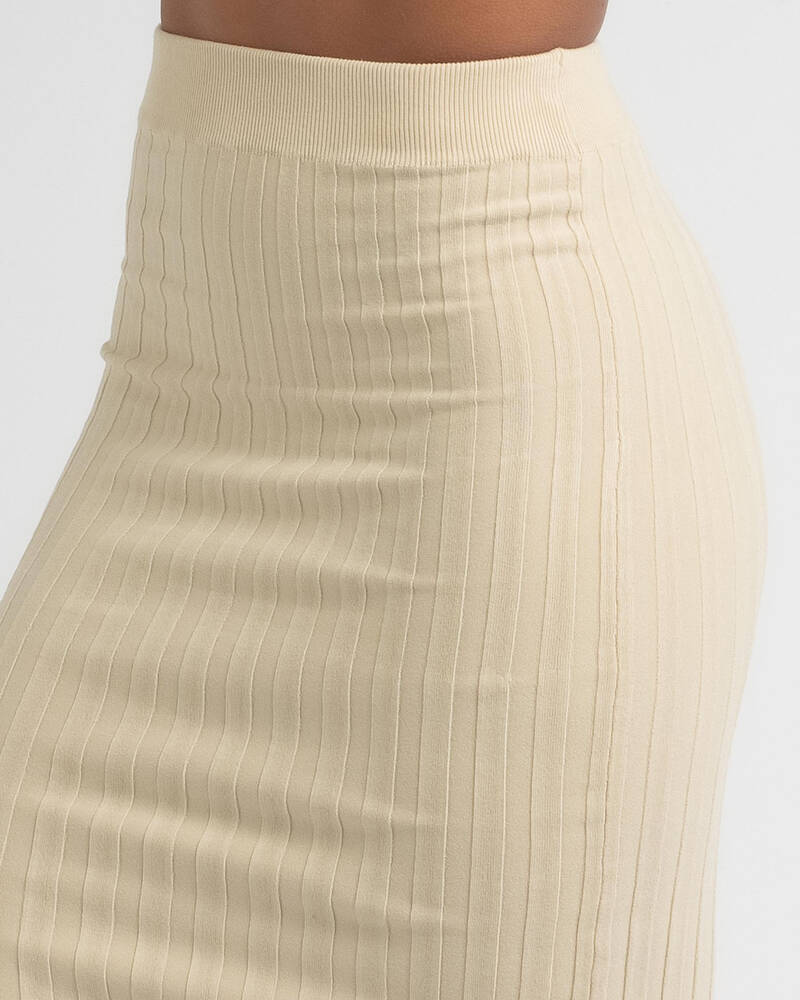 Ava And Ever Halsey Knit Midi Skirt for Womens