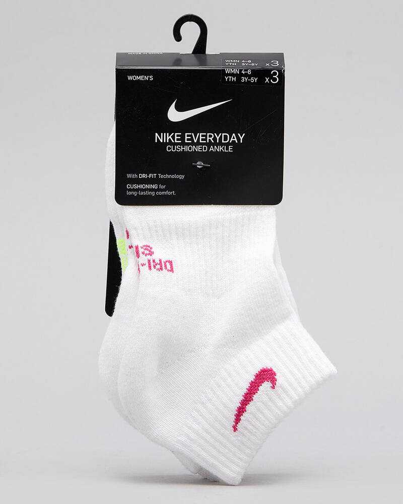Nike Womens Everyday Cushion Sock Pack for Womens