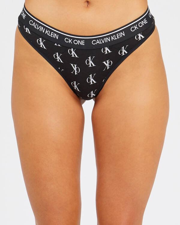 Calvin Klein CK One Thong for Womens
