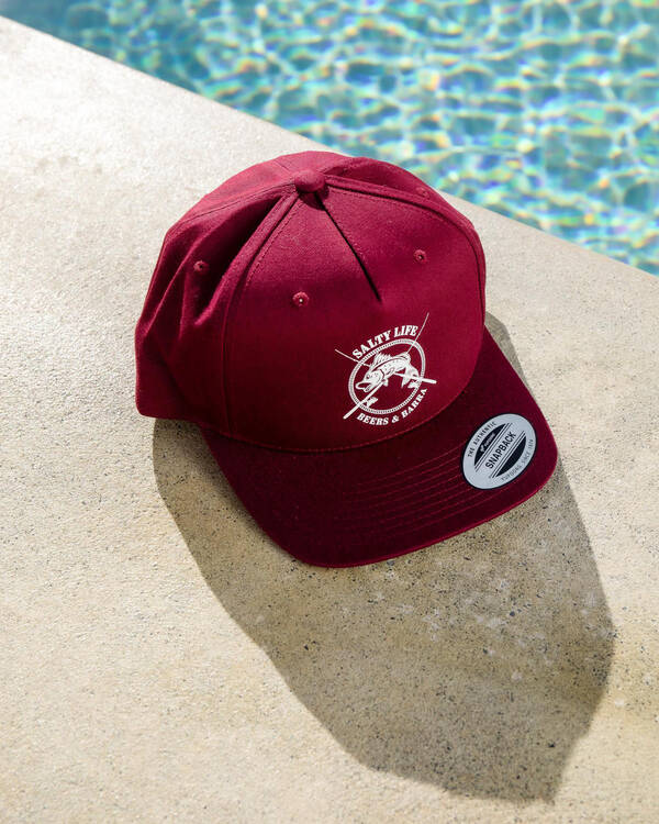 Salty Life Catch Snapback Cap for Mens