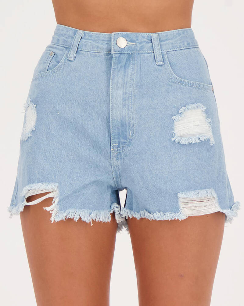 Country Denim Kourtney Shorts for Womens
