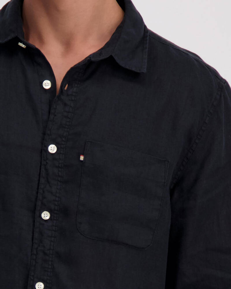 Academy Brand Hampton Linen Long Sleeve Shirt for Mens