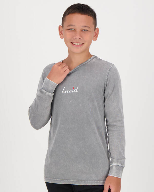 Lucid Boys Vacant Long Sleeve T-Shirt for Mens