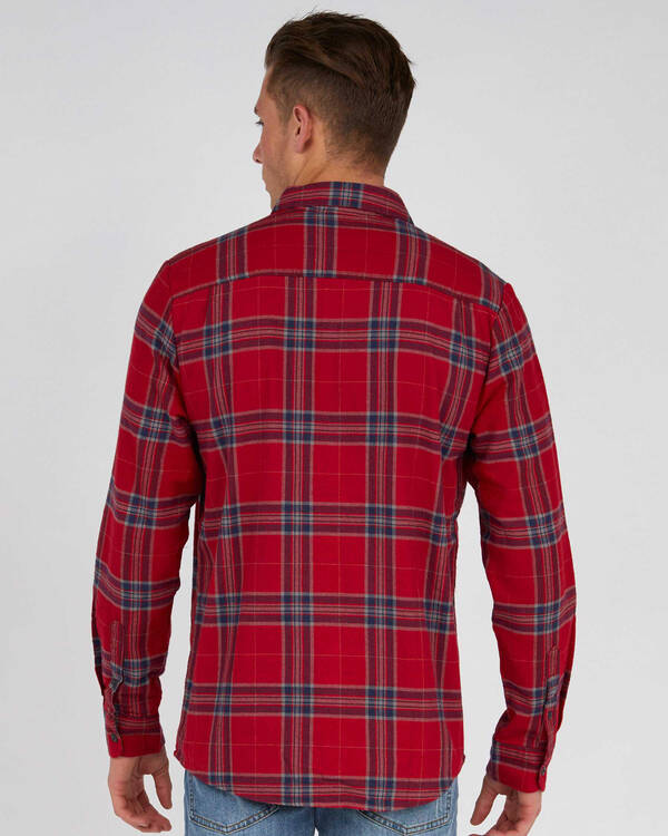 Volcom Caden Plaid Long Sleeve Shirt for Mens