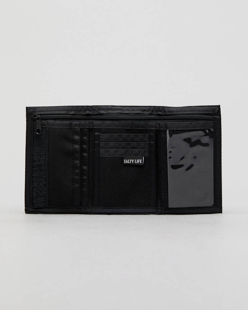 Salty Life Oceans Folly Hook and Loop Wallet for Mens