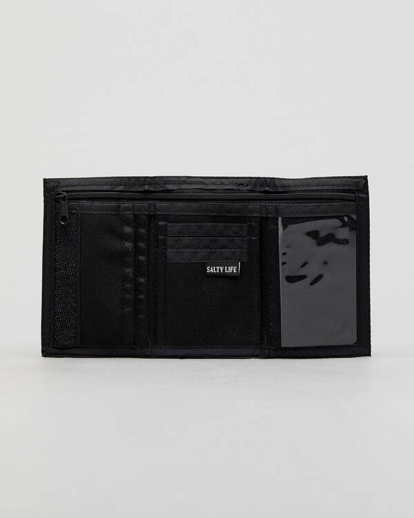 Salty Life Oceans Folly Hook and Loop Wallet for Mens