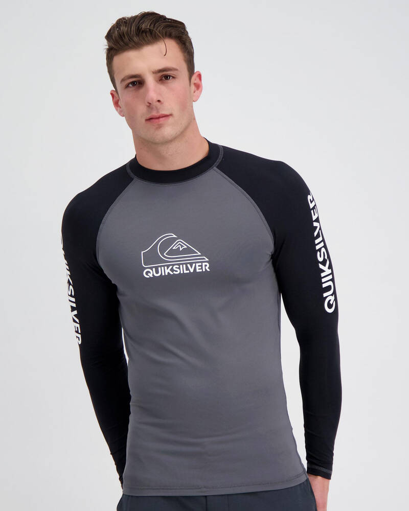 Quiksilver Tour Long Sleeve Rash Vest for Mens
