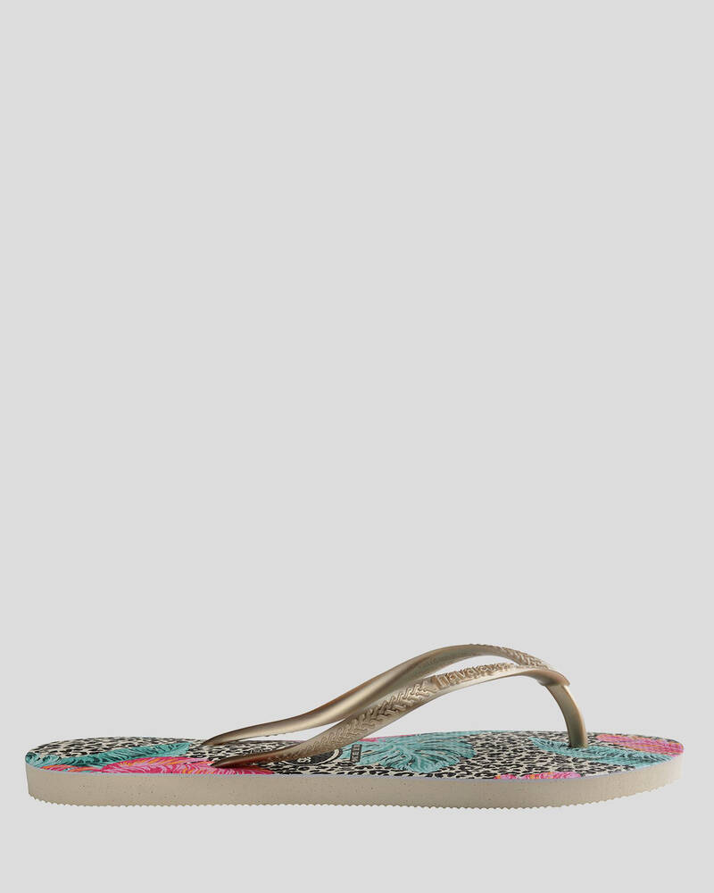 Havaianas Kids' Slim Print Floral Jessica Thongs for Womens