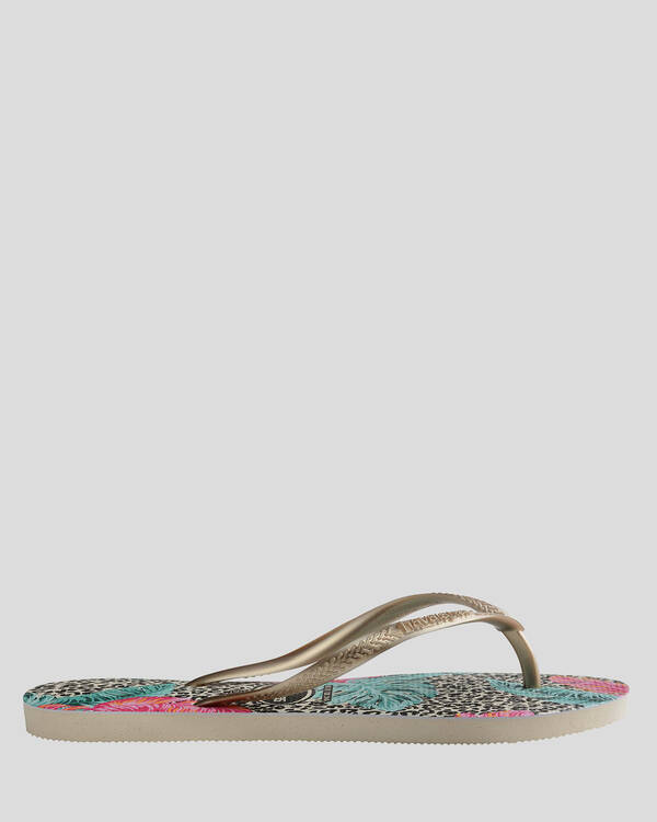 Havaianas Kids' Slim Print Floral Jessica Thongs for Womens
