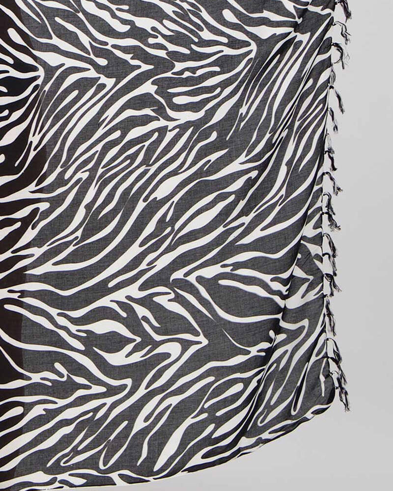 Topanga Zebra Sarong for Womens