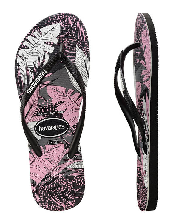 Havaianas Slim Floral Prints Thongs for Womens