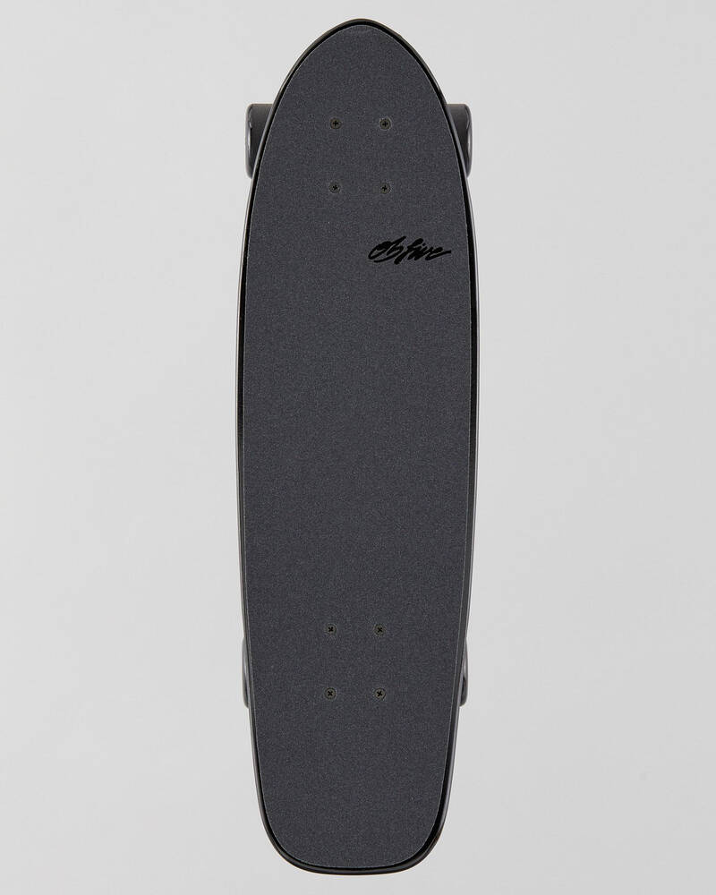 OBfive Black Cruiser Skateboard for Unisex